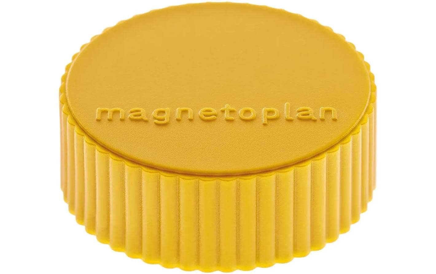 Magnetoplan Tafelmagnete – Ø 34 mm – 10 Stk. – gelb