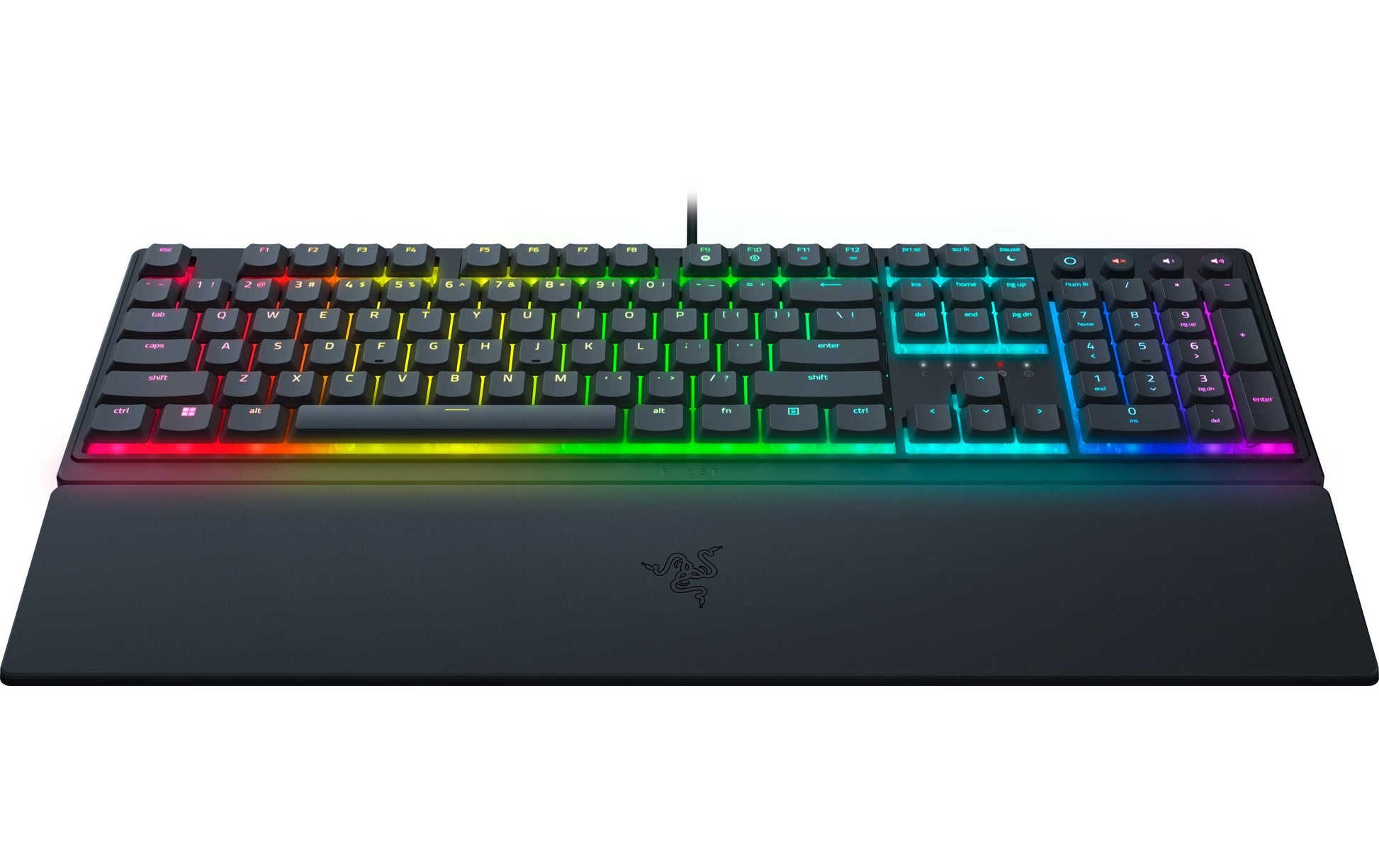 Razer Ornata V3 – Gaming-Tastatur – Mecha-Membran, kabelgebunden – RGB – QWERTZ (CH) – mit Handballenauflage