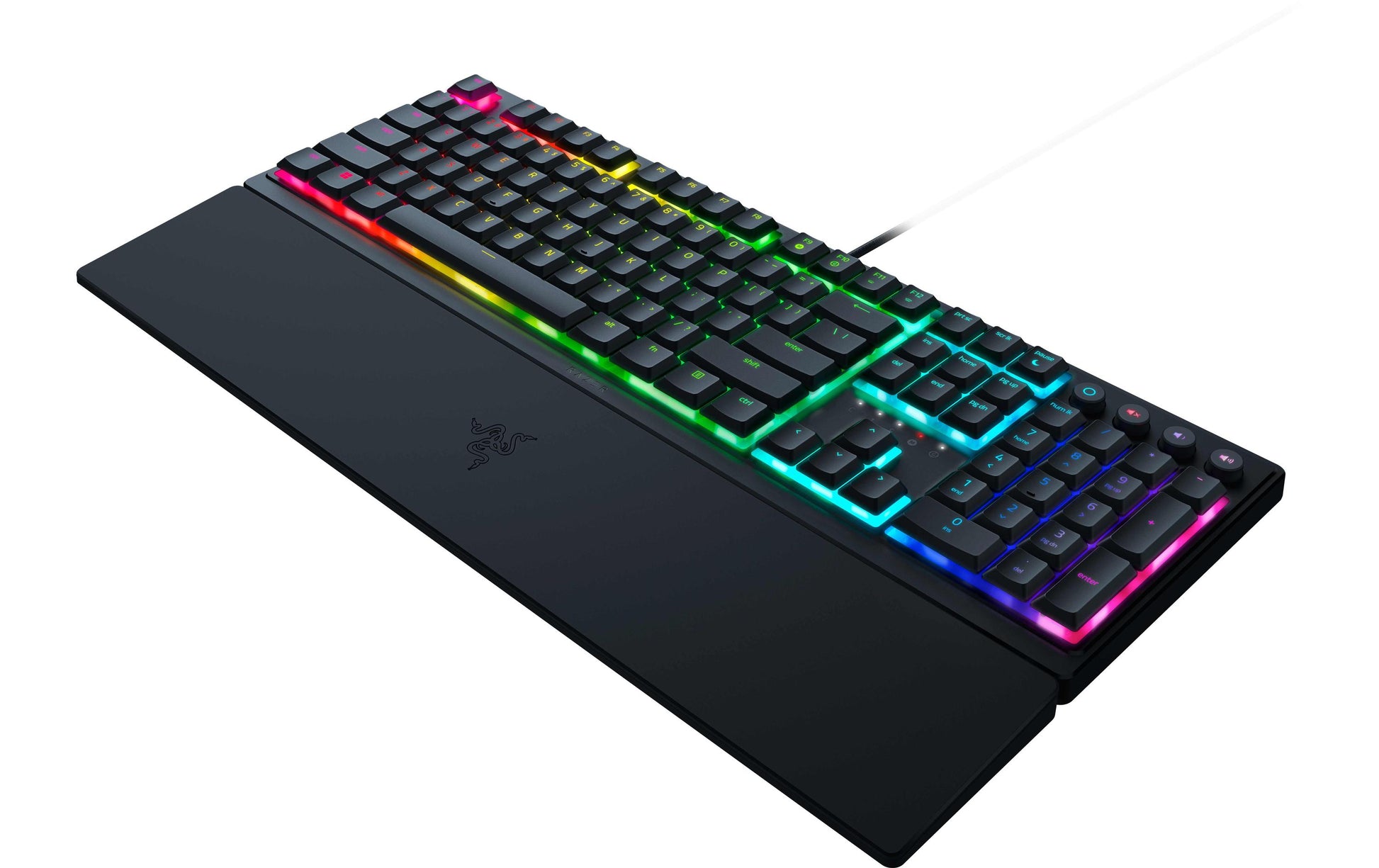 Razer Ornata V3 – Gaming-Tastatur – Mecha-Membran, kabelgebunden – RGB – QWERTZ (CH) – mit Handballenauflage