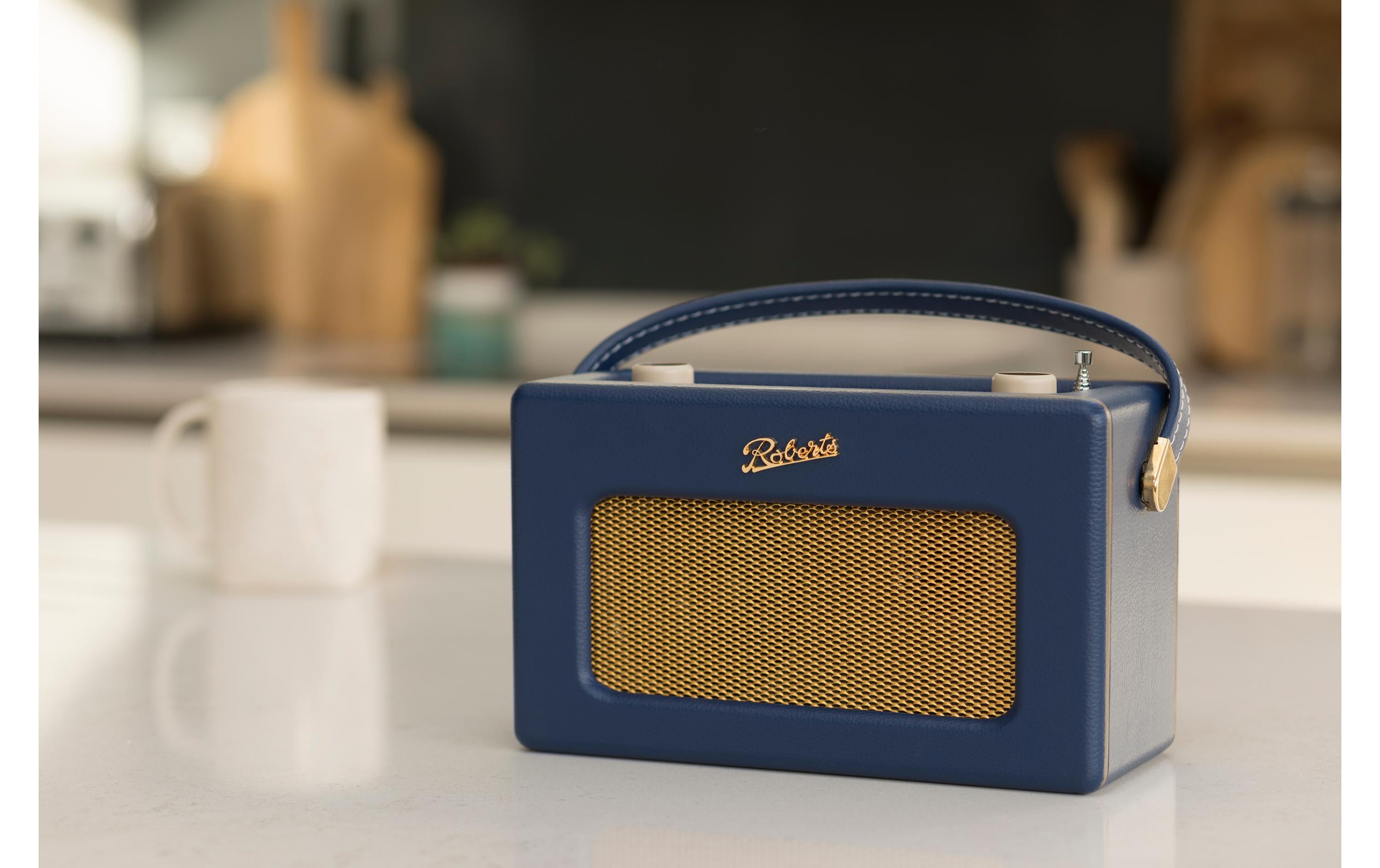 Roberts Radio Roberts Revival iStream 3L – DAB-/Internetradio – Portabel – DAB+, UKW, Internetradio, Bluetooth – Dunkelblau