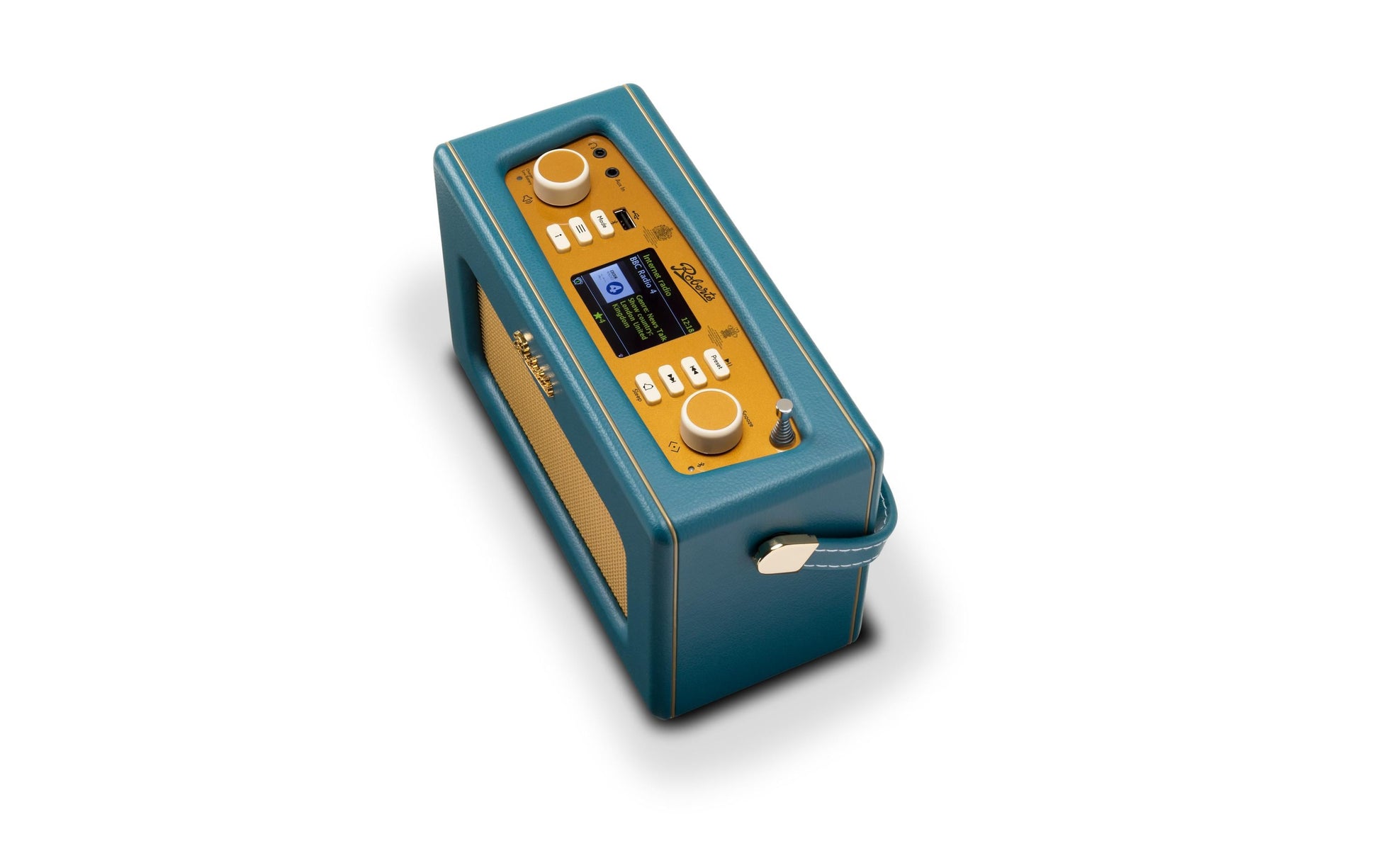 Roberts Radio Roberts Revival iStream 3L – DAB-/Internetradio – Portabel – DAB+ – Türkisblau