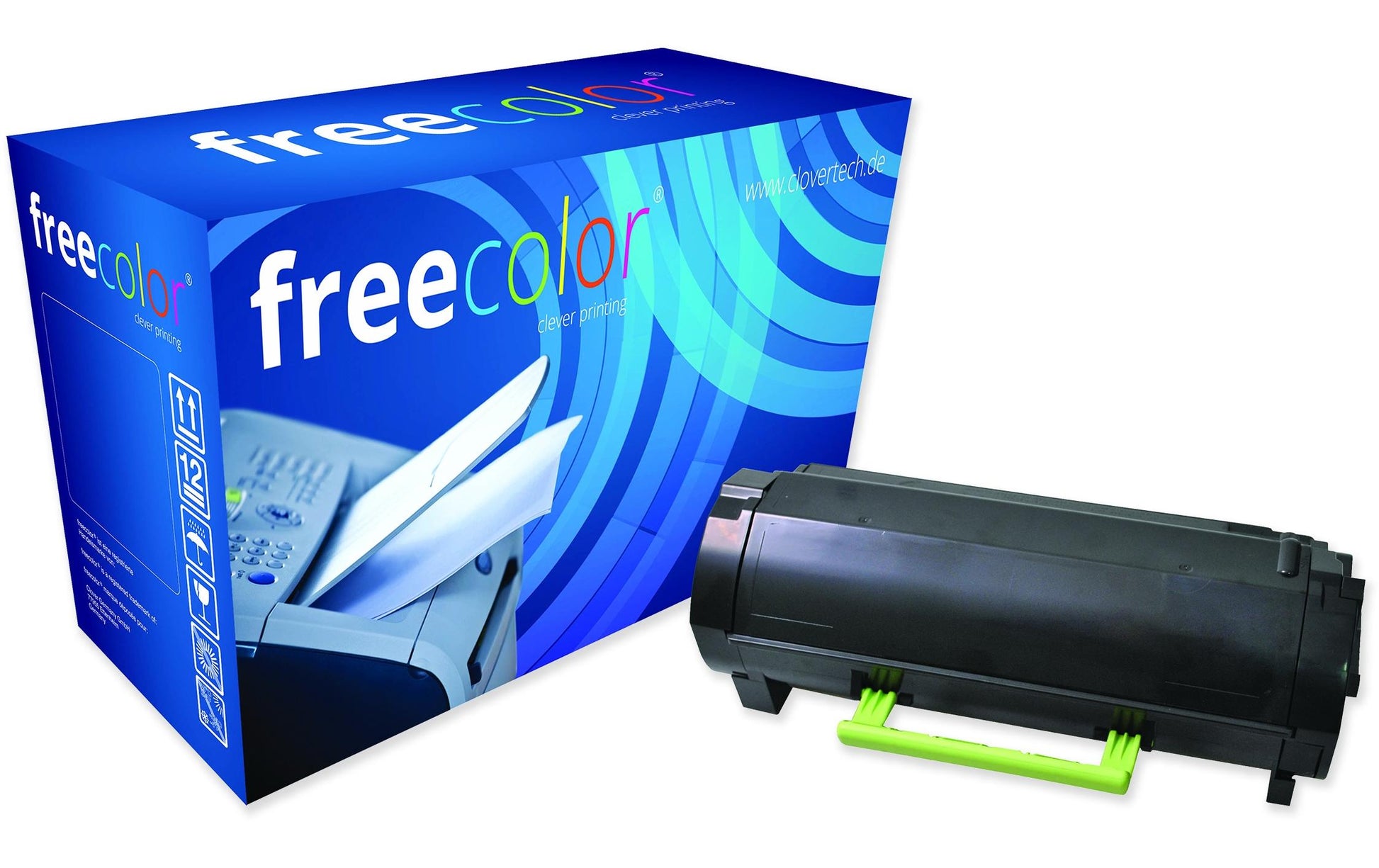 Freecolor Free Color – Toner 50F2H00 – Schwarz, 5000 Seiten – für Lexmark MS 310d, MS 310dn, MS 312dn und andere