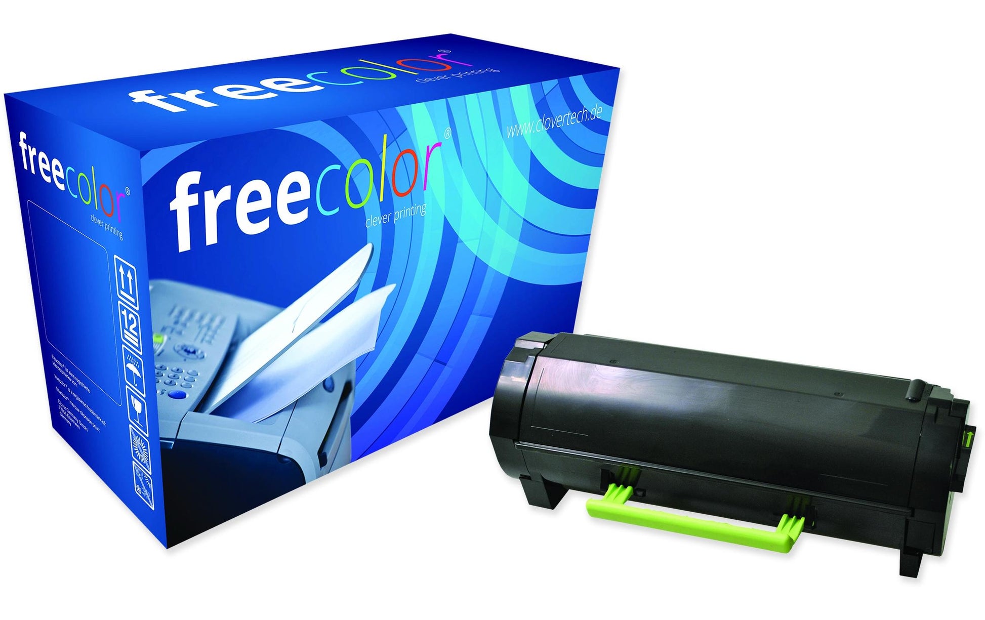 Freecolor Toner 50F2U00 – schwarz, 20000 Seiten – für Lexmark MS 510 dn, MS 610 de, MS 610 dn und andere