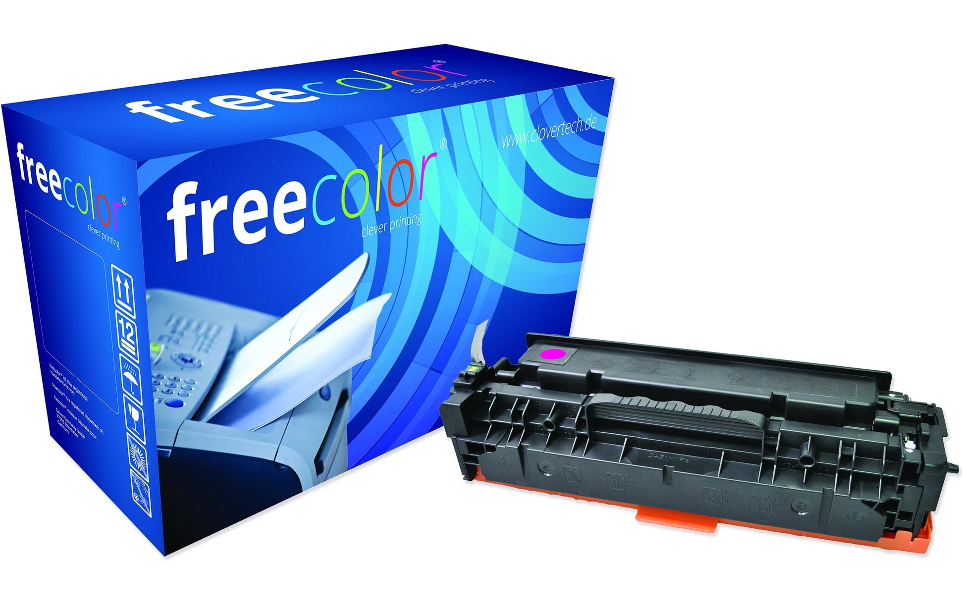 Freecolor Toner CC533A – magenta, 2800 Seiten – für HP Color LaserJet CM 2320, CP 2025