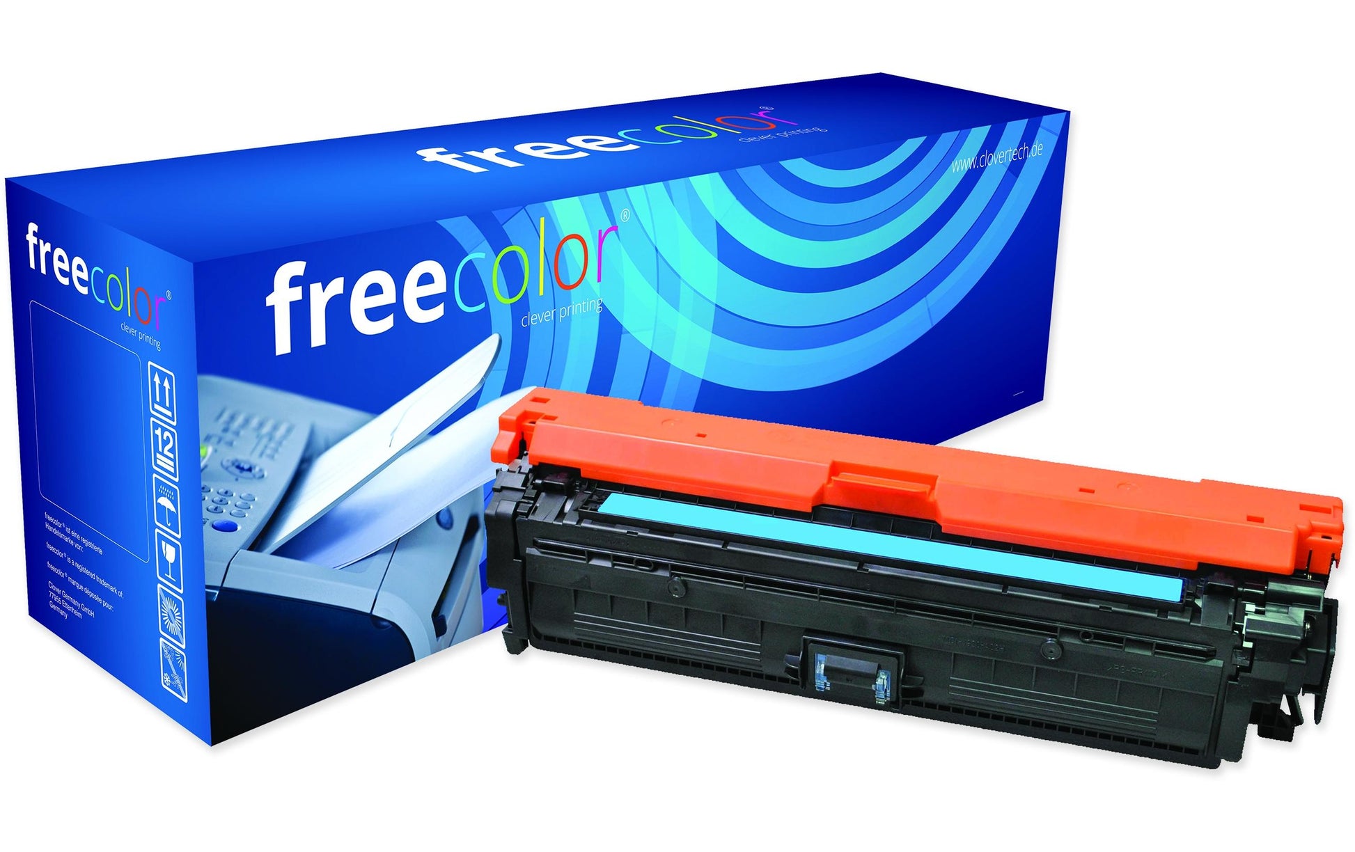 Freecolor Toner CE340 – cyan, 16000 Seiten – für HP Color LaserJet M775