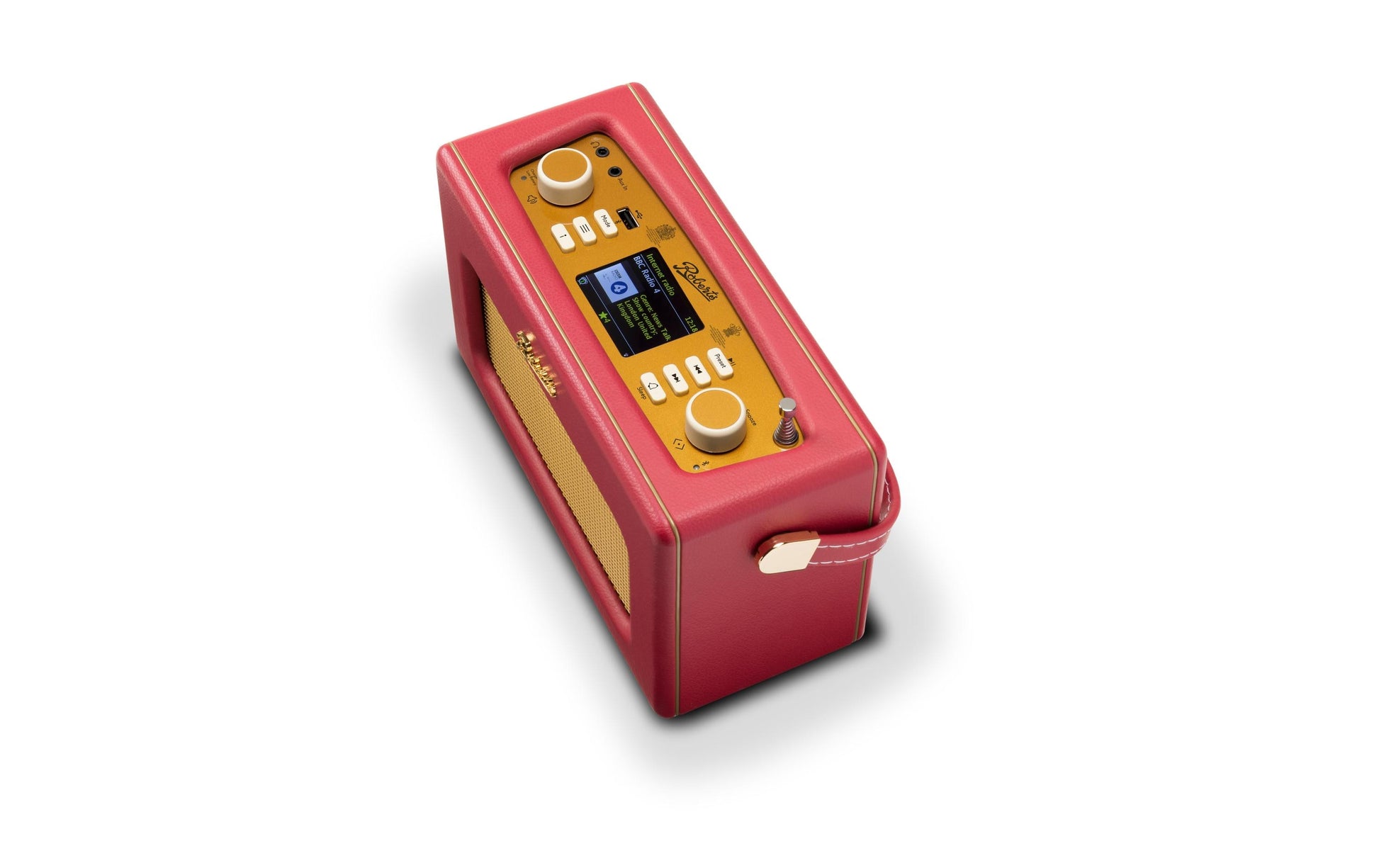 Roberts Radio Roberts Revival iStream 3L – DAB-/Internetradio – Portabel – DAB+, Internetradio, Bluetooth – Rot