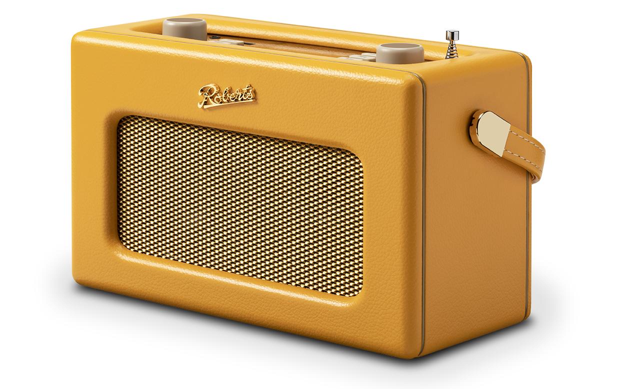 Roberts Radio Roberts Revival iStream 3L – DAB-/Internetradio – Portabel – DAB+, Akkubetrieb, Deezer, Alexa – Gelb