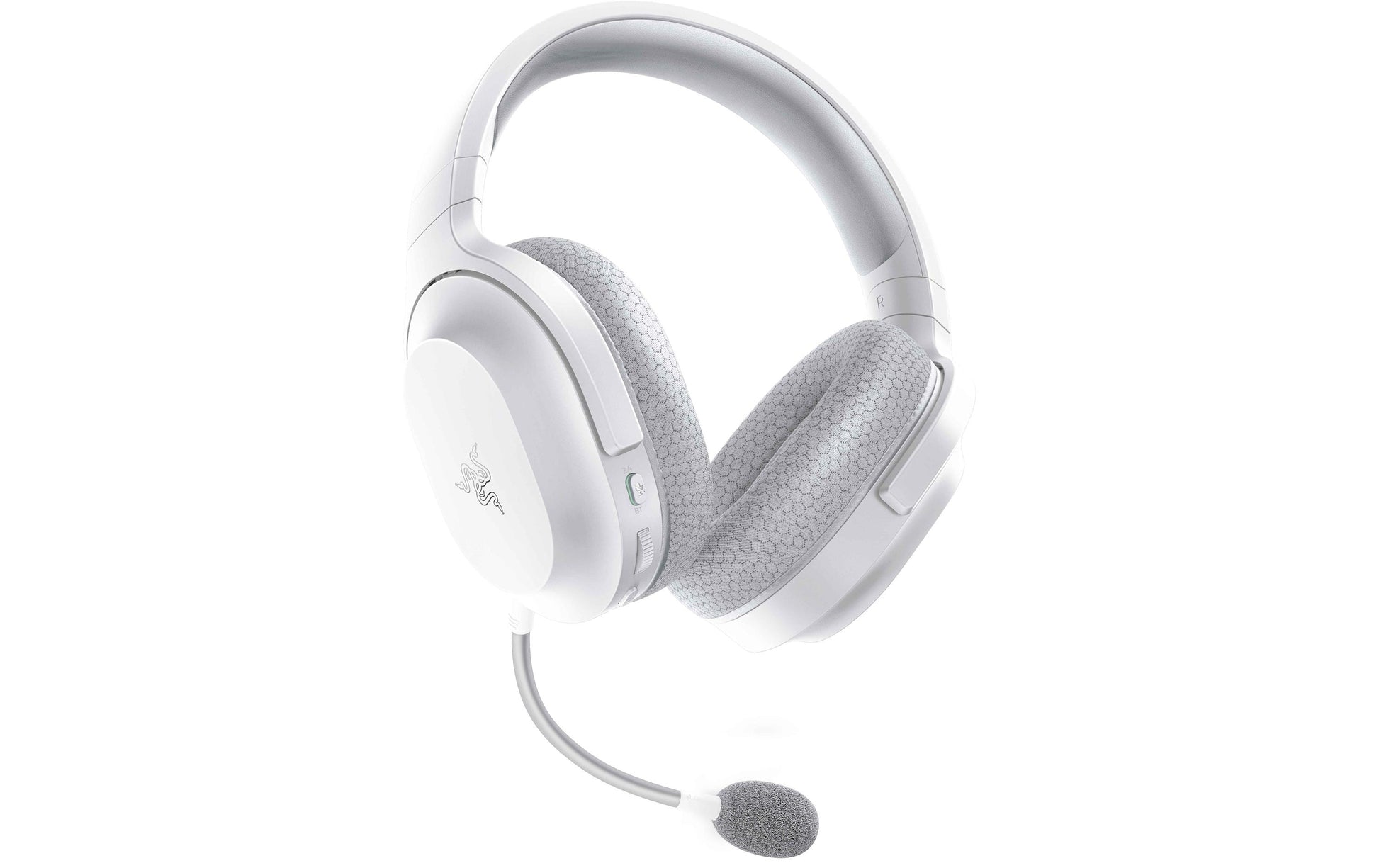 Razer Barracuda X – Gaming-Headset, Over-Ear – Bluetooth, Virtual 7.1, Abnehmbares Mikrofon – Weiss