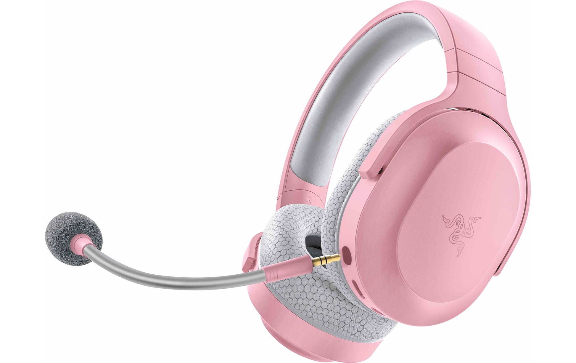 Razer Barracuda X Gaming-Headset – Over-Ear, Stereo, Kabel + BT, für PC, PS5, Switch, Rosa, BT 5.2