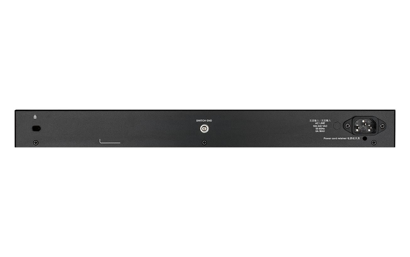 D-Link DGS-1250-52XMP – Verwalteter L3 Switch – 48× 1G, 4× SFP+, PoE+, PoE-Budget 370 W, 19", 1U