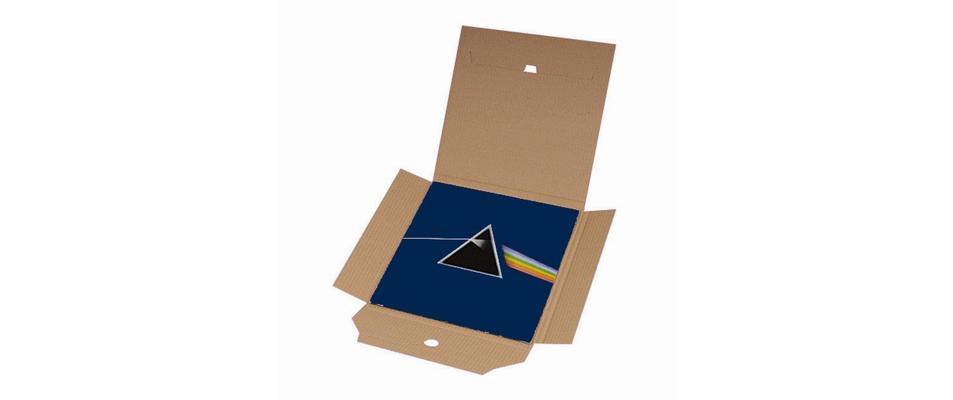 Brieger Karton-Versandtasche – 324 × 315 × 8 mm, Lasche, Karton, Braun – 25 Stk.