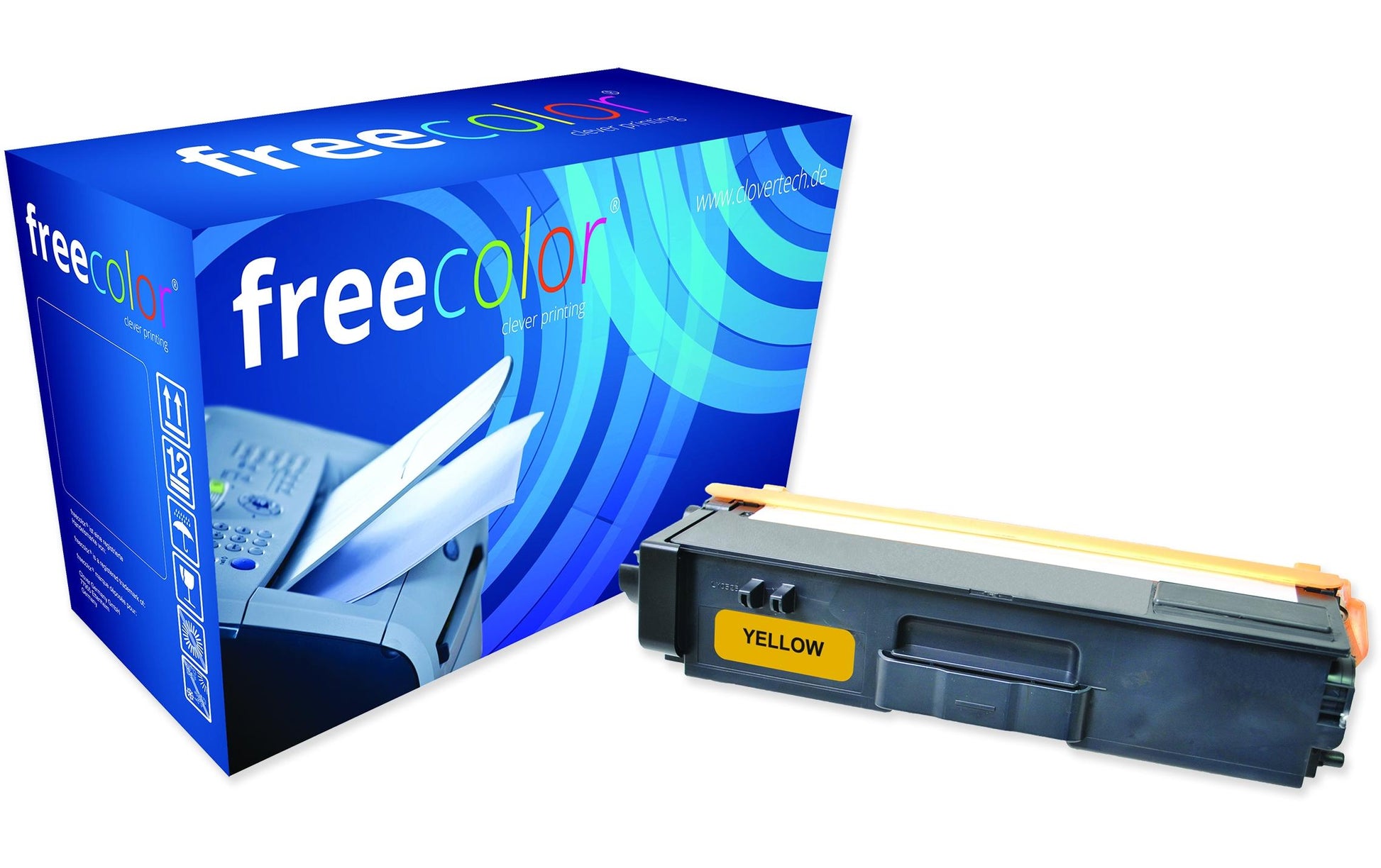 Freecolor Toner TN325 – gelb, 3500 Seiten – für Brother DCP-8070D/DCP-8085DN/HL-5340 u. a.