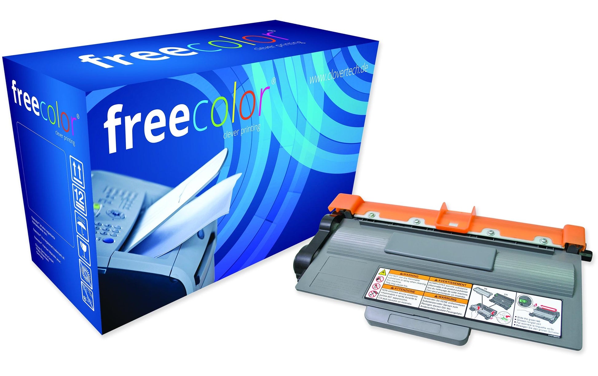 Freecolor TN3380 Schwarz Toner – Kompatibel – 8'000 Seiten – für Brother HL-6180/MFC-8510/MFC-8950 u. a.