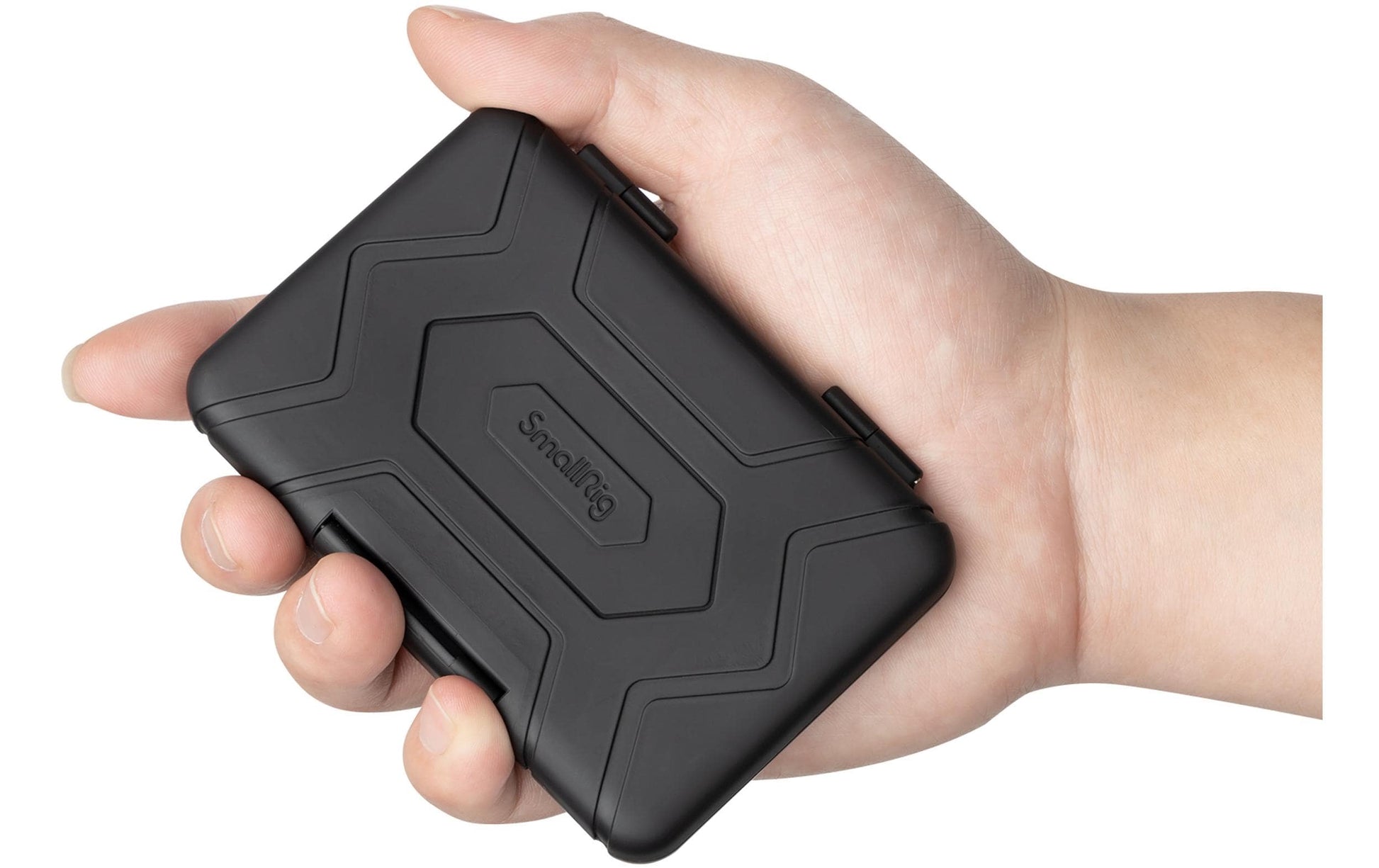 SmallRig 3192 Speicherkartenetui – 15 Karten – für CFexpress, microSD, SD und andere – Polycarbonat, Schwarz