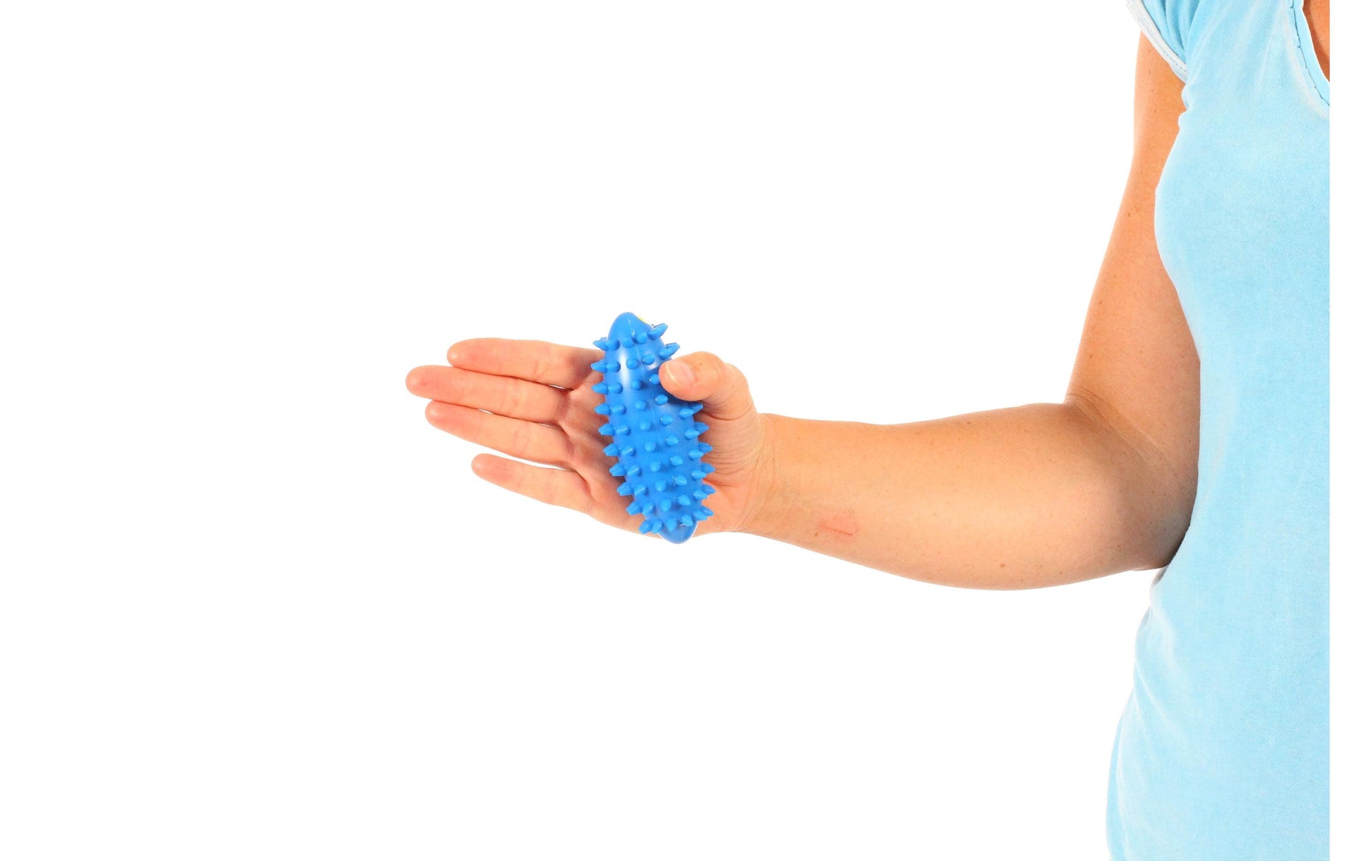 TOGU Massageball – mittel – 11 × 5 cm, 250 g – blau, Kunststoff
