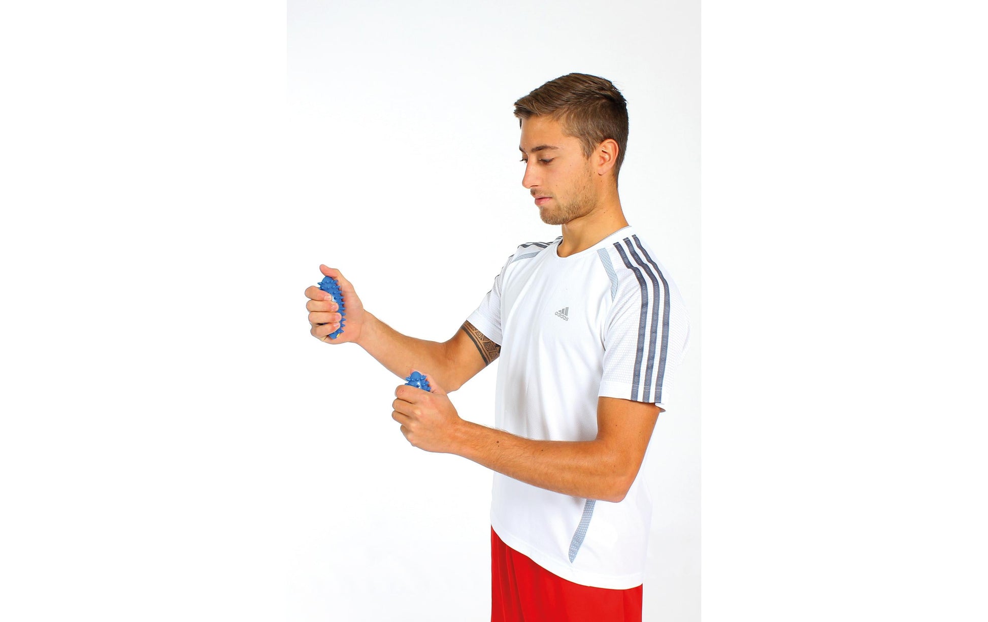 TOGU Massageball – mittel – 11 × 5 cm, 250 g – blau, Kunststoff