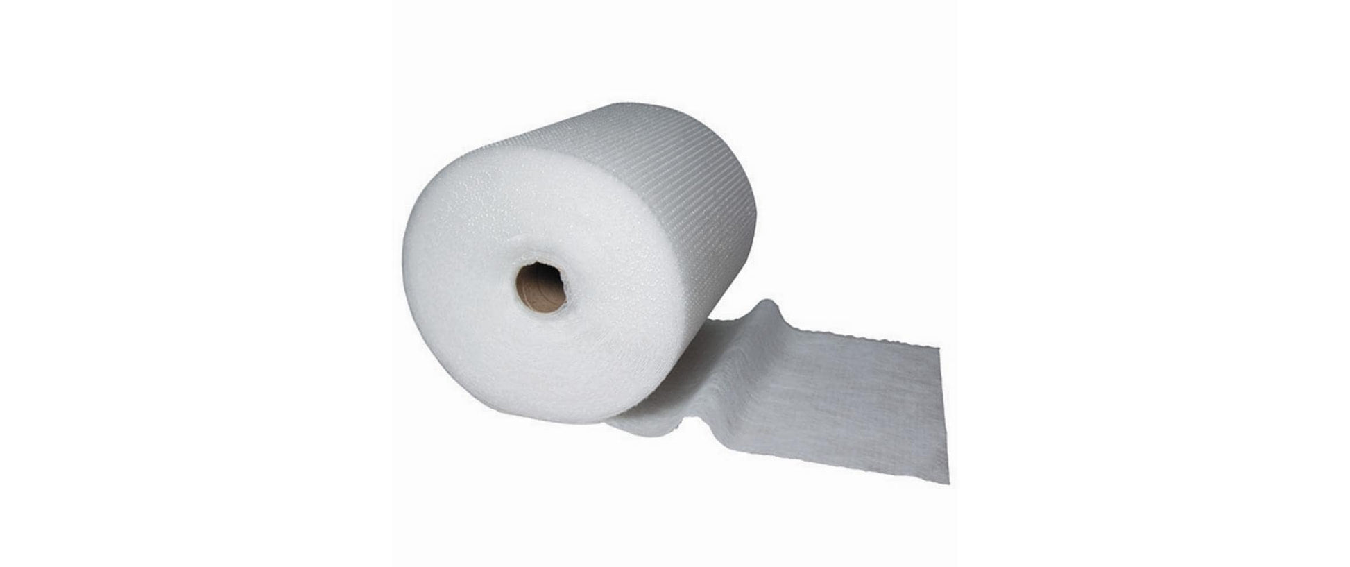 Brieger Luftpolsterfolie – 50 cm × 50 m, 75 µm + 15 µm Softvlies, Transparent