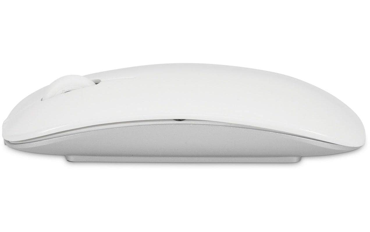 LMP Master Maus Kabellos (Bluetooth), 1600 DPI, Beidhändig, Weiss