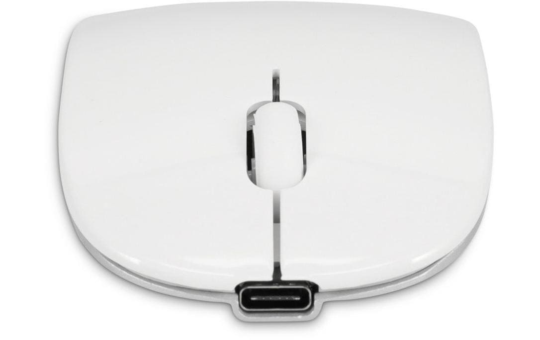 LMP Master Maus Kabellos (Bluetooth), 1600 DPI, Beidhändig, Weiss