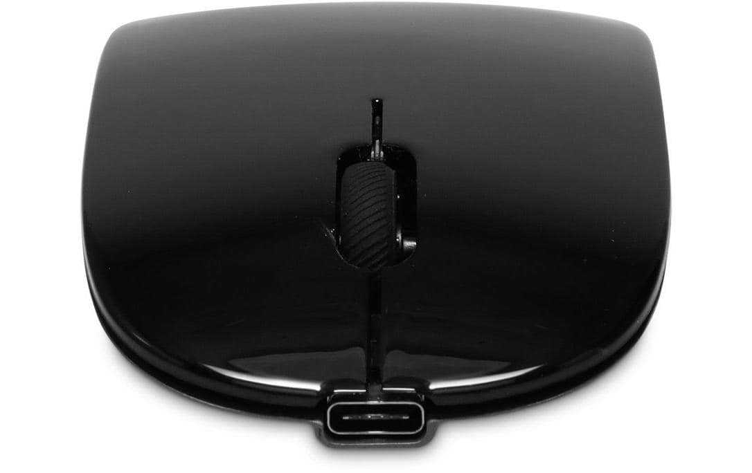 LMP Master Business-Maus – kabellos, USB-C, 1'600 dpi, 2 Tasten, beidhändig, wiederaufladbar, schwarz