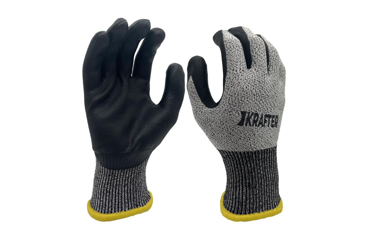 Ftm Schnittschutzhandschuhe KRAFTER – Grösse M – Nylon, Schwarz
