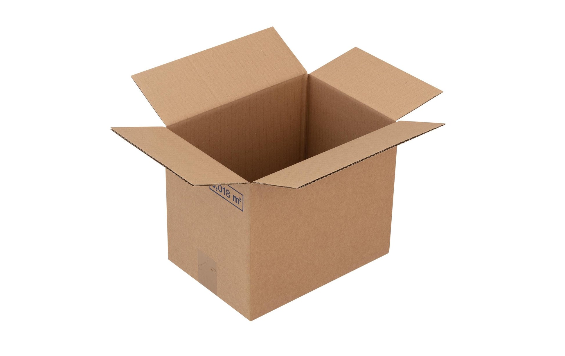 Brieger Versandkarton Standardbox – 550 × 230 × 290 mm, einwellig, braun, 1 Stk.