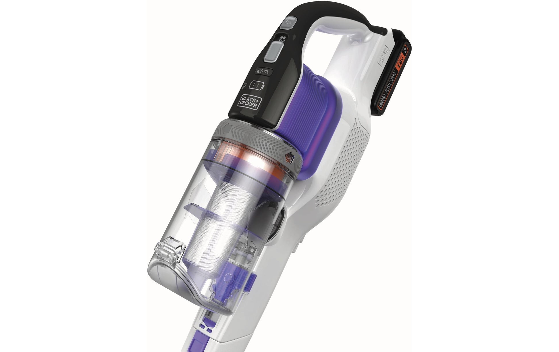Black & Decker BLACK+DECKER Staubsauger PET – 2500 mAh, 0,7 l, Akkubetrieb, 3 Stufen