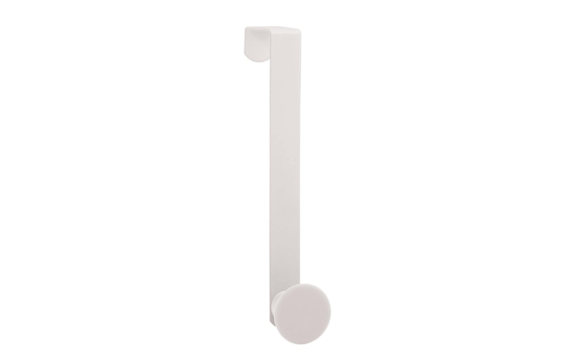 Spirella Haken (Universal/Metall) RONDA – 4×4×20 cm, Edelstahl/ABS, Weiss matt
