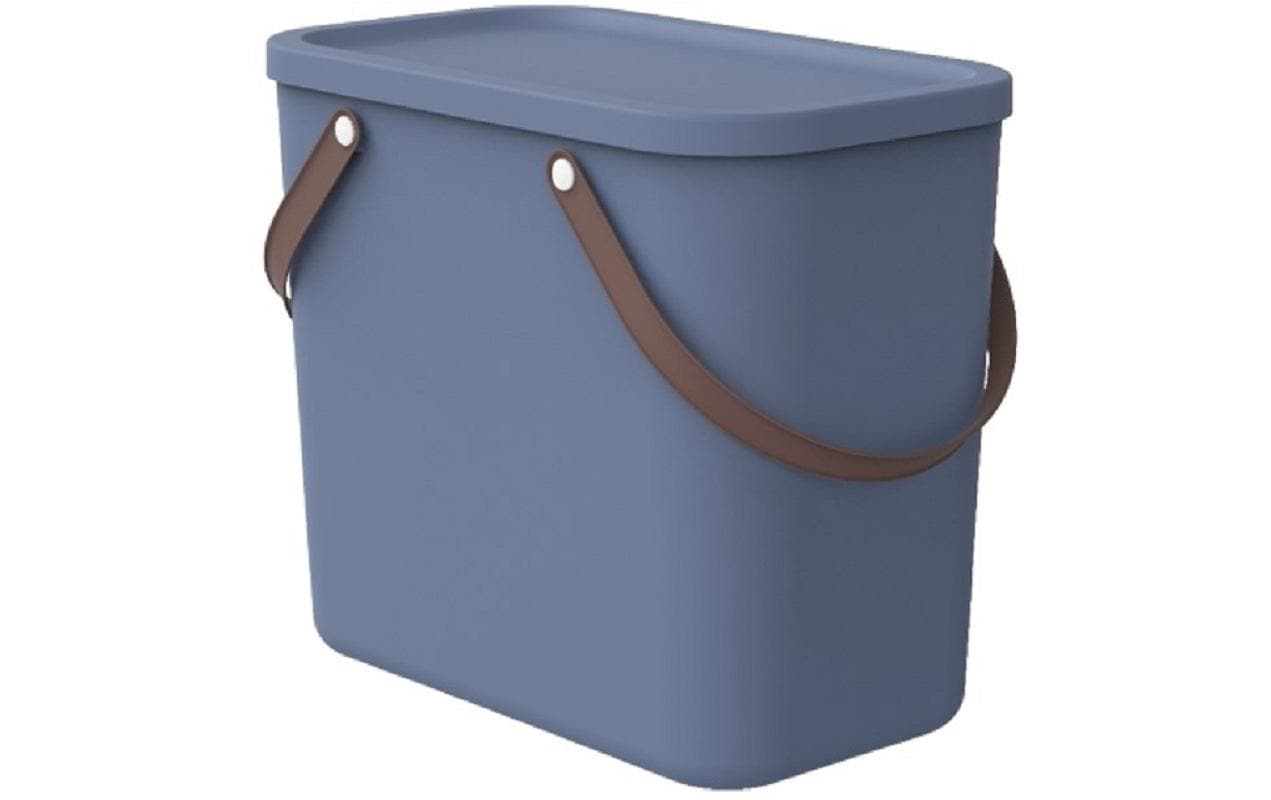 Rotho Aufbewahrungsbox Albula – Kunststoff, Horizon Blau, 23,5 × 34 × 40 cm