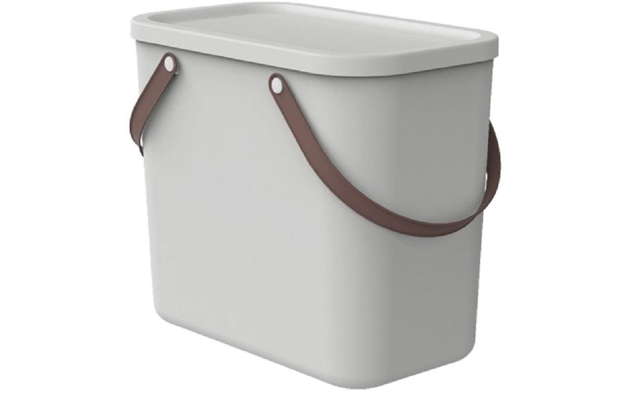 Rotho Aufbewahrungsbox – Kunststoff, Mistelzweig Weiss, 23,5 × 34 × 40 cm – 1er-Pack