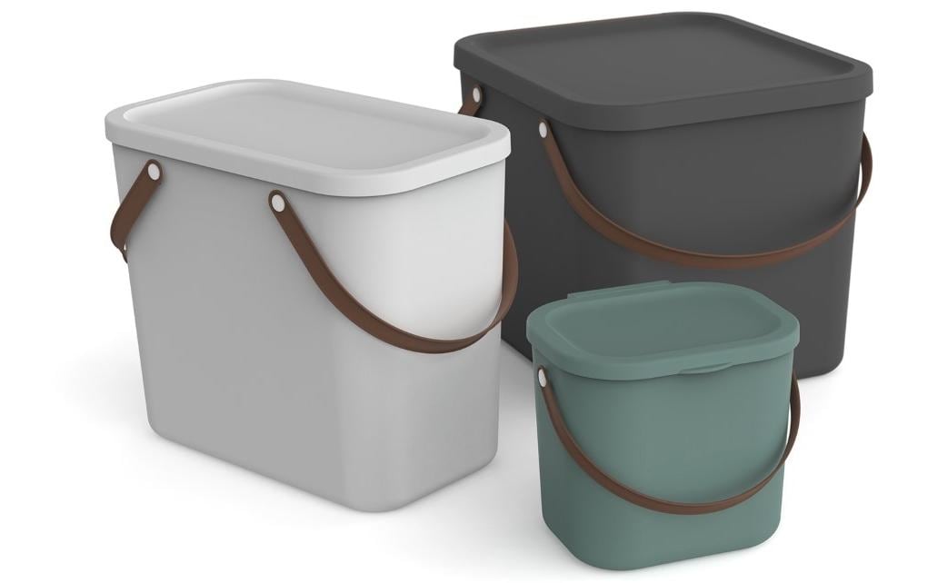 Rotho Aufbewahrungsbox Albula – Kunststoff, Anthrazit, 35,8 × 34 × 40 cm