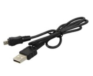 Sony USB-Kabel (Stecker auf Stecker) – Schwarz – für DSC-W830