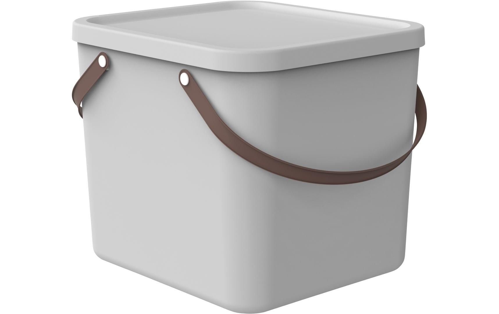 Rotho Aufbewahrungsbox Albula – Kunststoff, weiss, 35,8 × 34 × 40 cm