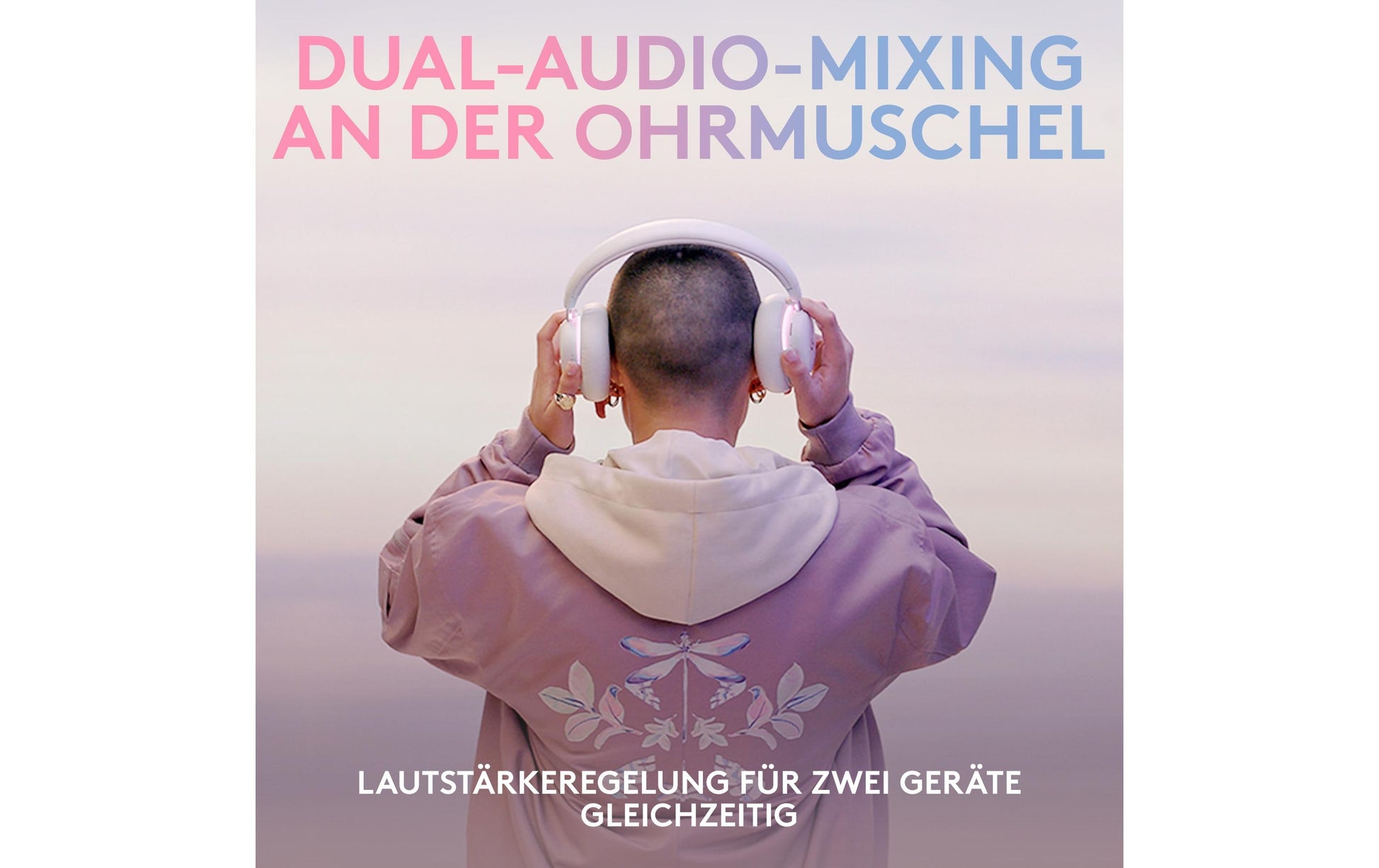 Logitech G G735 Gaming-Headset – Over-Ear, Stereo, Kabel + BT, mit USB-A-Dongle, Weiss