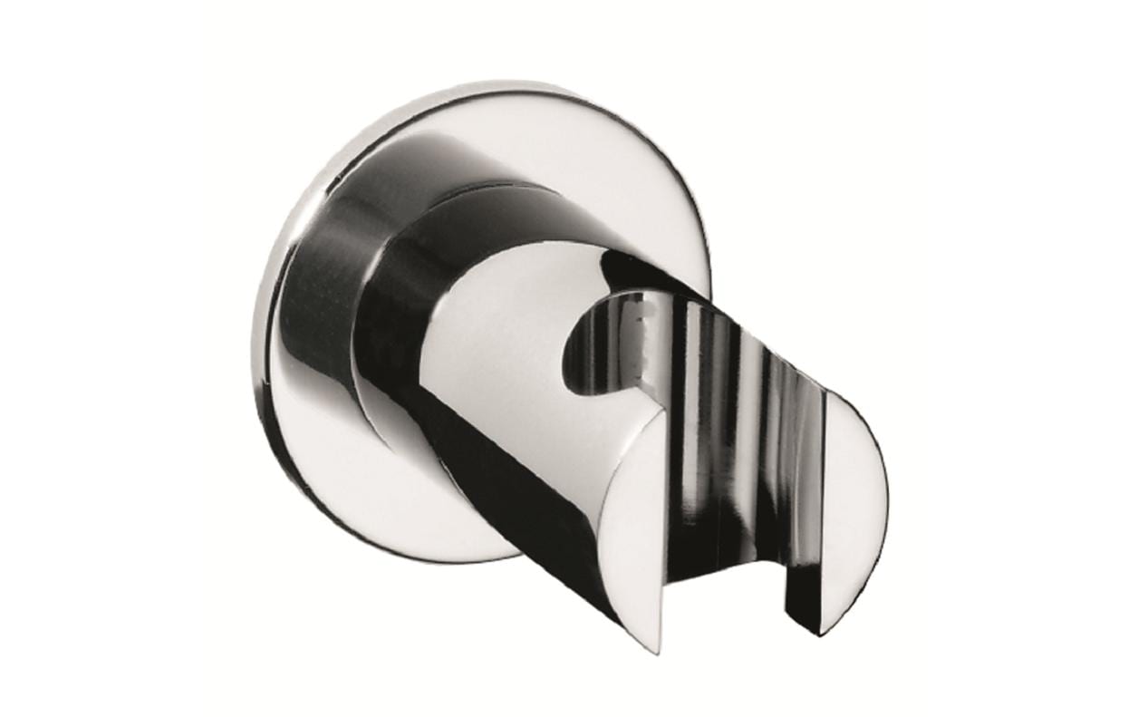 KWC Duschhalter – Metall, verschraubt, Ø2,7×7,5 cm, Chrom