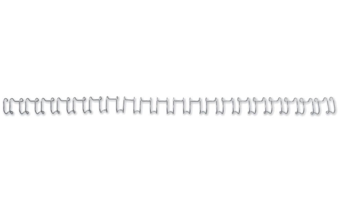 GBC Bindedisc-Ringe – für A4 – Ø 12 mm, silber, Draht – 100 Stk.