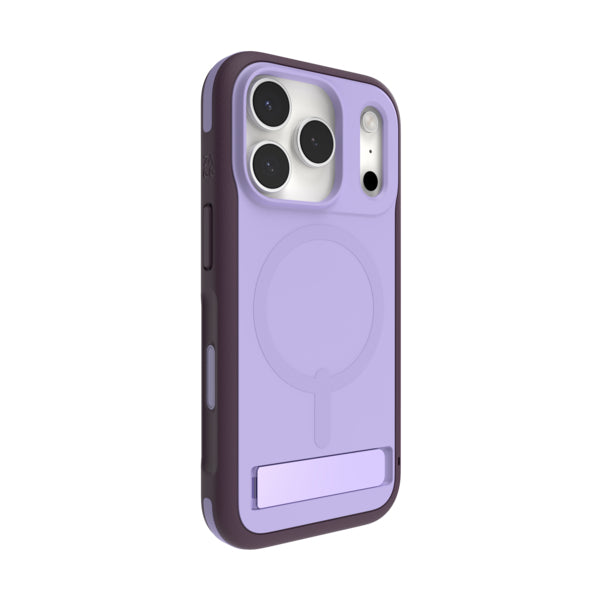 ZAGG Sedona Snap – Backcover – für Apple iPhone 17 Pro, mit Ständer, Graphen, Violett, bis 4 m Sturzsicher