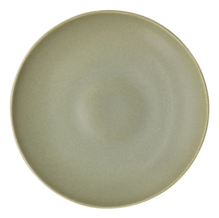 Villa Collection Salatschüssel Shoku – Ø 28 cm, H 6,0 cm, Steinzeug, Grün, spülmaschinenfest