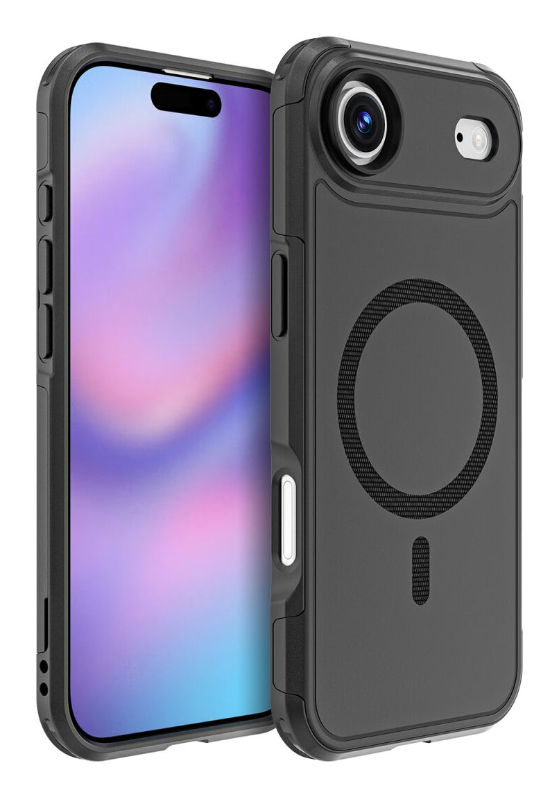 4smarts Backcover – für Apple iPhone 17 Air – schwarz – TPU/PC – MagSafe-kompatibel