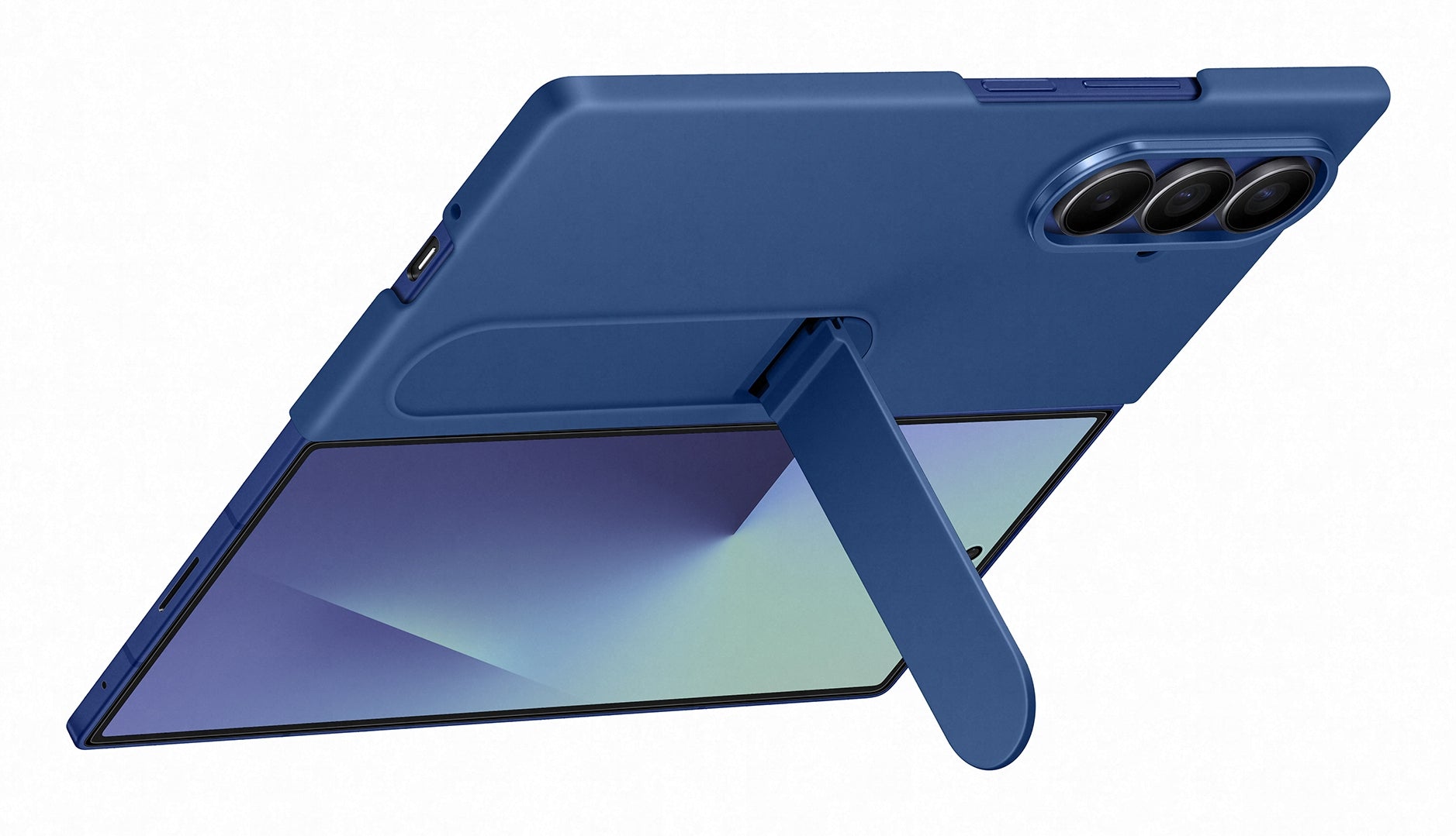 Samsung Backcover – für Samsung Galaxy Z Fold7 – blau – Silikon