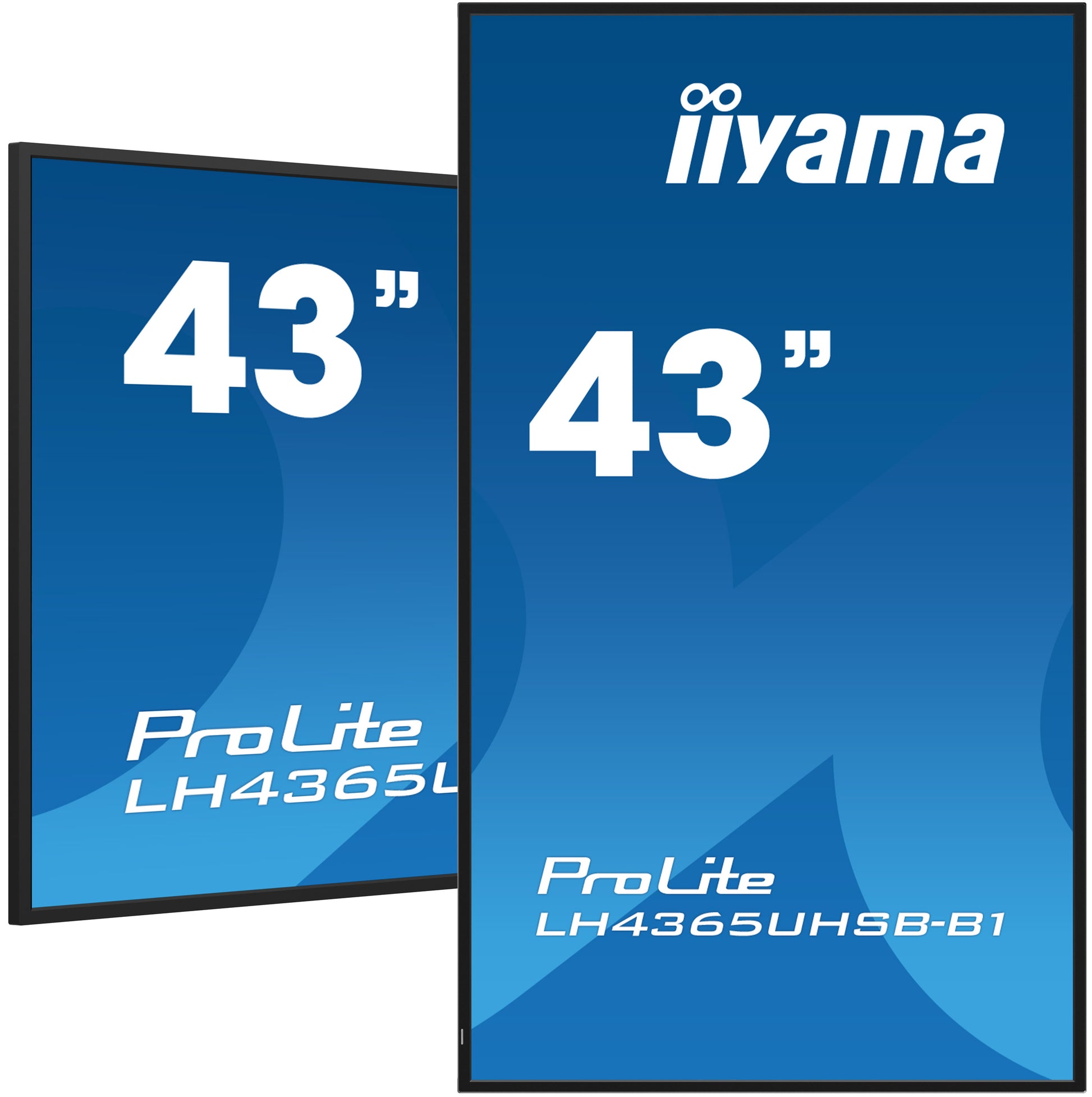 iiyama LH4365UHSB-B1 – 43" 4K Signage-Display, Android 11, 800 cd/m², 24/7