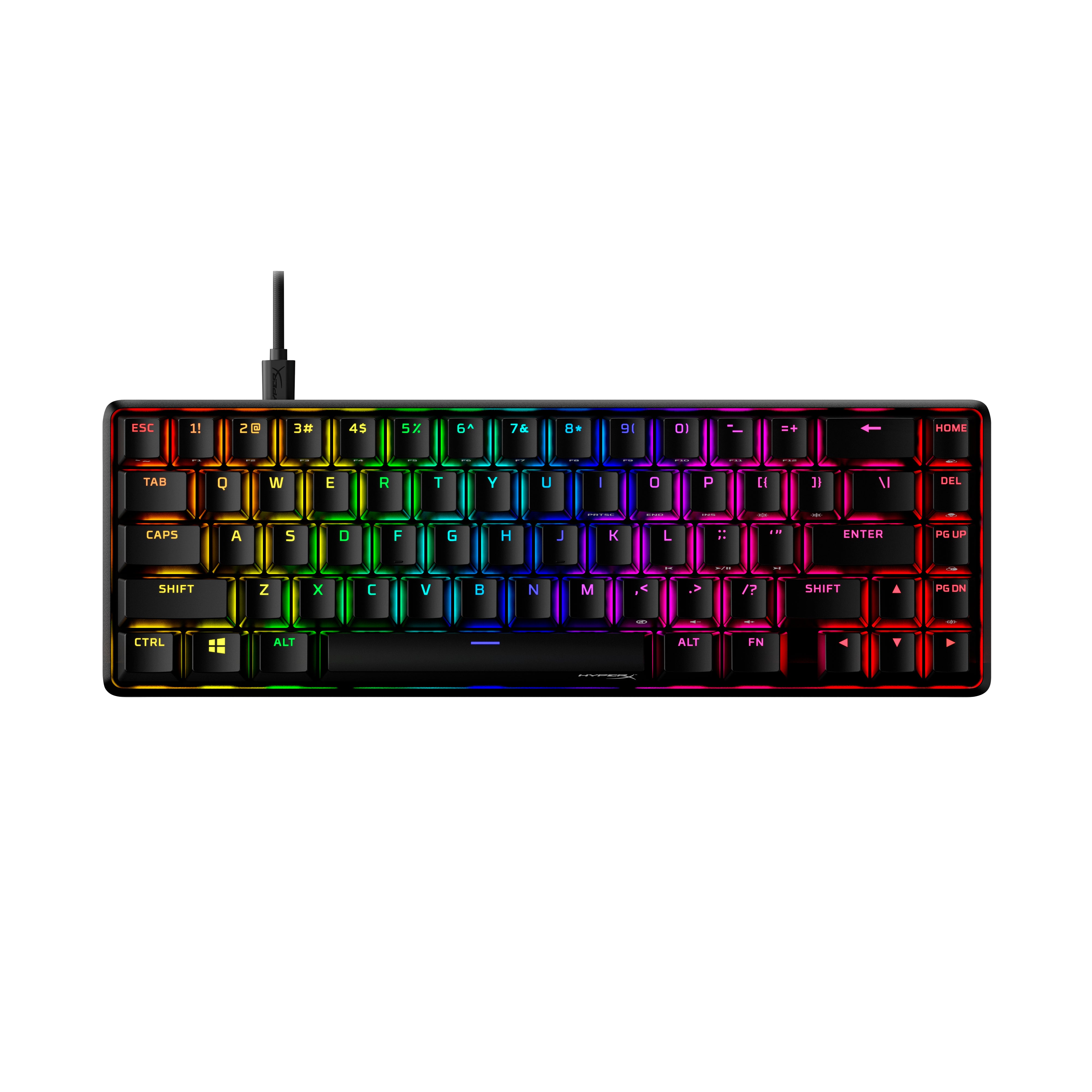 HyperX Alloy Origins 65 – Mechanische Gaming-Tastatur 65% – HyperX Red – USB-C – RGB – QWERTY (US-INT)