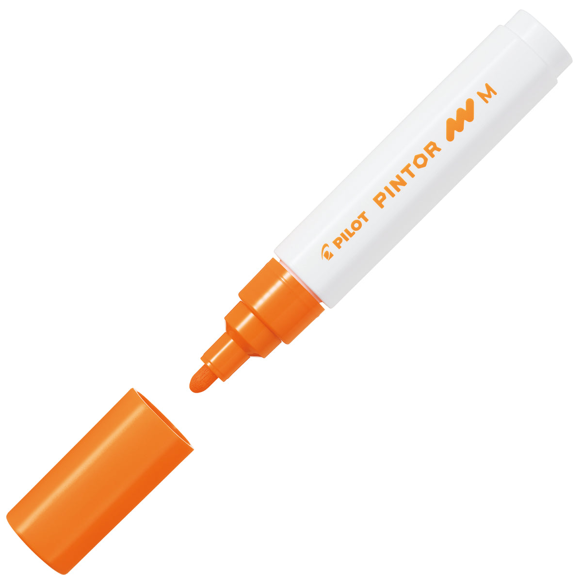 Pilot Pigment-Marker Pintor – Rundspitze 1,5-2,2 mm – Orange – Deckend