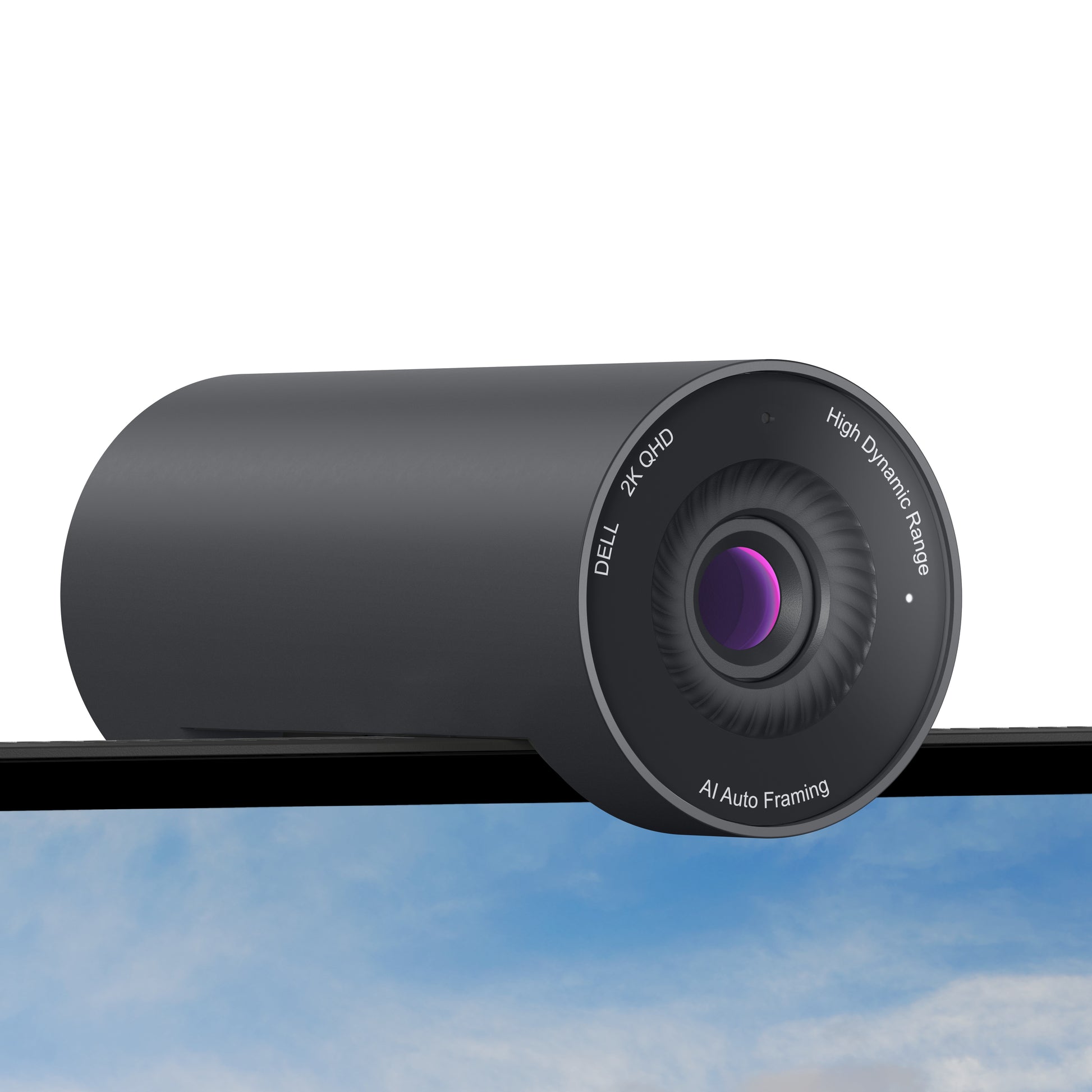 Dell Pro Webcam WB5023 – Webcam für Windows 10/11, macOS 11–13 – 2K QHD, bis 60 fps, USB‑A, Schwarz