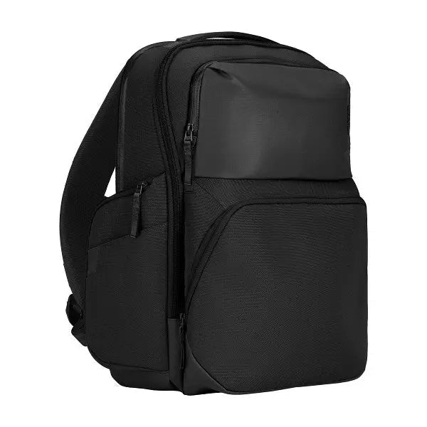 Incase City-Rucksack A.R.C. Commuter – mit Tabletfach, rPET-Polyester – Schwarz, 406,4 × 482,6 × 127 mm