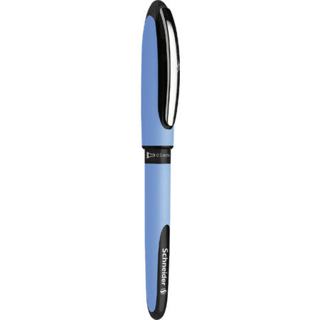 Schneider AG Schneider One Hybrid – Tintenroller, 0,5 mm, Blau, Wasserfest, Kunststoff, Hellblau