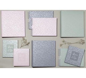 Exacompta Fotobuch Autentik – 320 × 220 mm, rosa, mit Spiralbindung, Karton