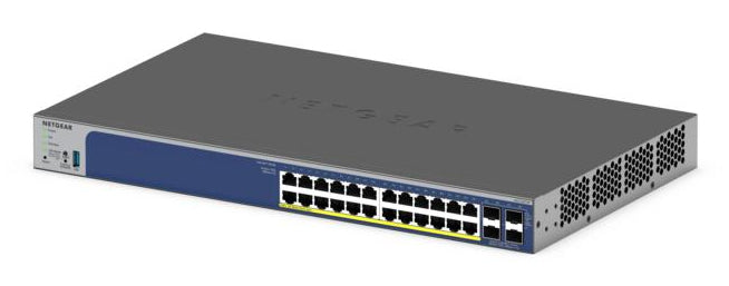 NETGEAR GS728TX – L2/L3 Switch – 24× 10G, 4× SFP+, 19", 1U