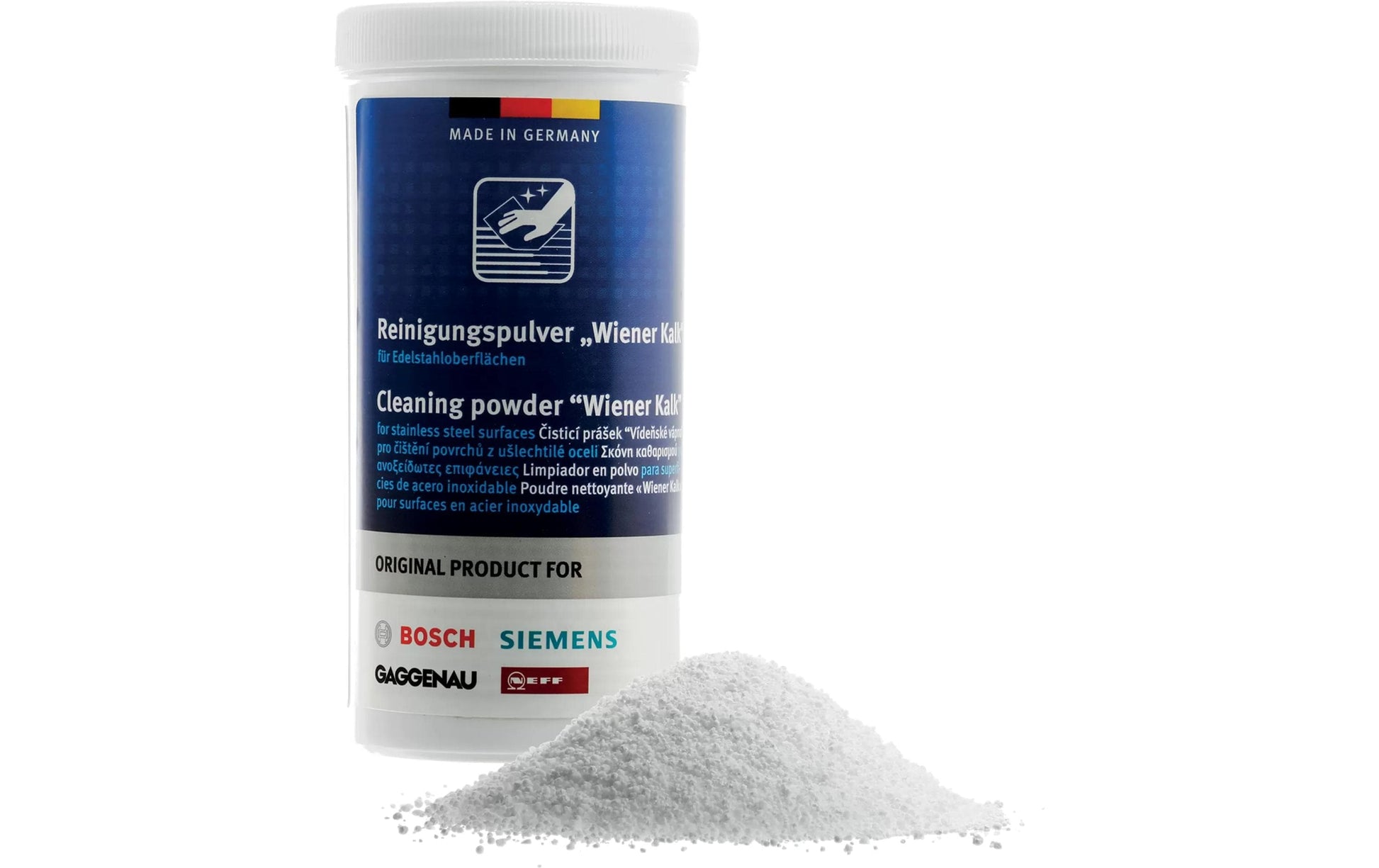 Siemens Edelstahlpflege/-reiniger für Edelstahl – Pulver – 100 g