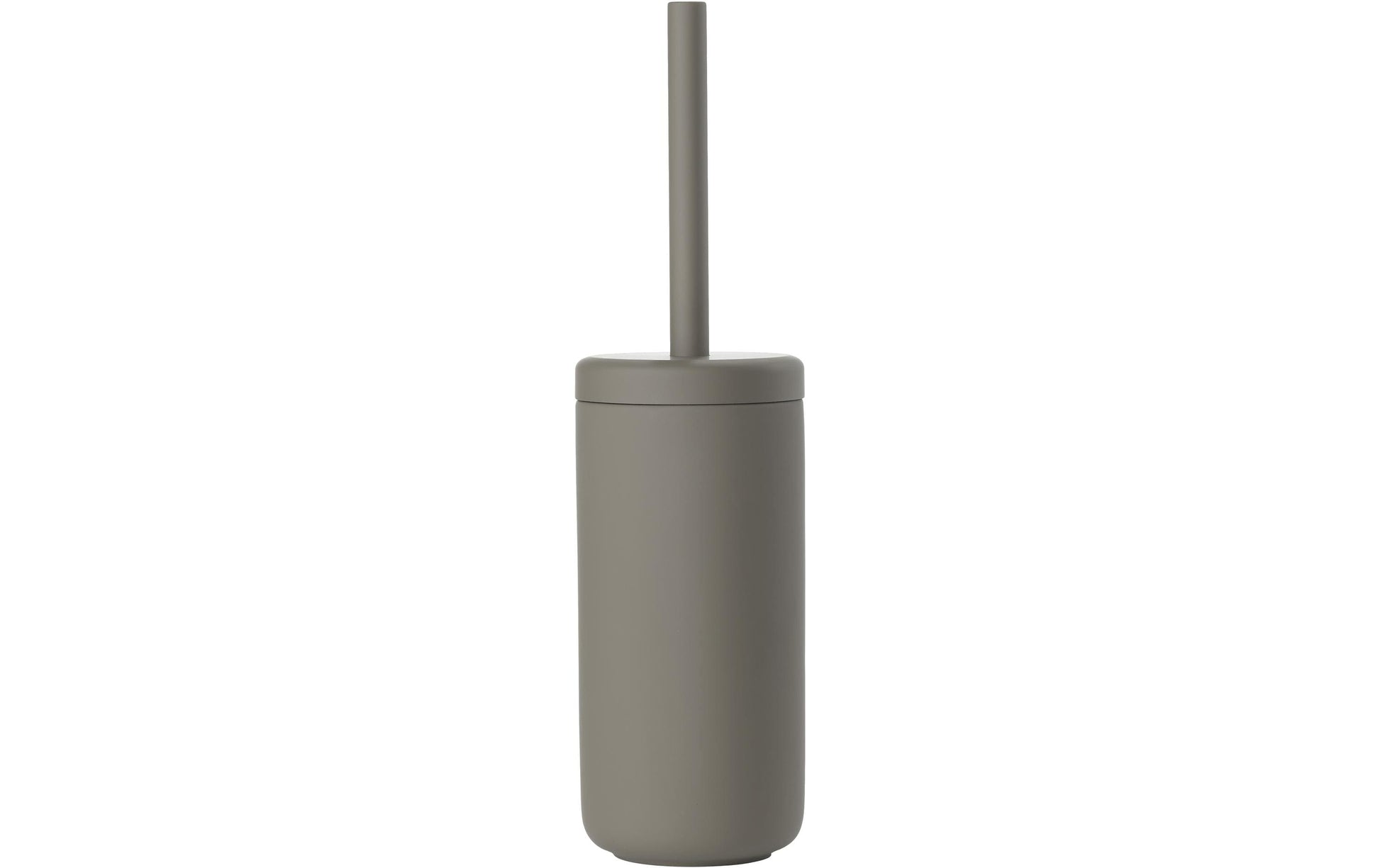 Zone Denmark WC-Bürstenset – Keramik, taupe, bodenstehend, H 38,7 cm, Ø 10 cm
